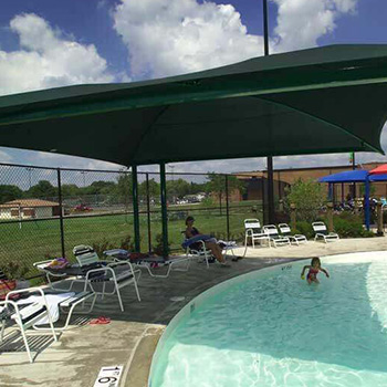 Swimming Pool Tensile Structure