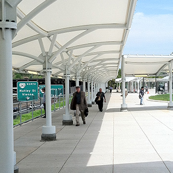 walkway covering